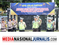 Kapolres Aceh Tengah Pimpin Apel Gelar Pasukan Kesiapan Pengamanan Malam Takbiran dan Sholat Idul Adha 1447 H