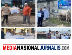PELINDO Regional 1 Serahkan Hewan Qurban kepada Masjid Sekitar Pelabuhan