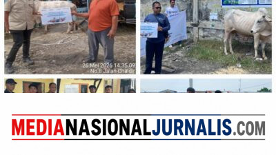 PELINDO Regional 1 Serahkan Hewan Qurban kepada Masjid Sekitar Pelabuhan
