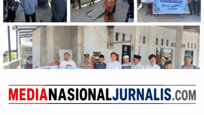 Polres Pematangsiantar Serahkan Bantuan Hewan Kurban dari Kapolri dan Kapolda Sumut di Mesjid Nurul Ikhwan