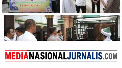 Kapolda Sumut Serahkan Sapi Kurban 600 Kg ke Persulukan Serambi Babussalam Simalungun, TGB: Jadikan Idul Adha Momentum Perkuat Persatuan Bangsa
