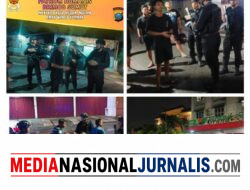 Patroli Humanis Brimob Sumut Menyapa Kota Medan, Malam Aman Warga Nyaman