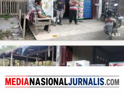 Koptu Zaini Saputra Laksanakan Komsos Bersama Warga Desa Kerawang
