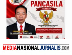 Pimred Media Nasional Jurnalis Ucapkan Selamat Hari Pancasila 1 Juni 2026