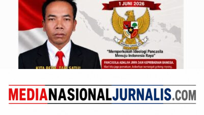 Pimred Media Nasional Jurnalis Ucapkan Selamat Hari Pancasila 1 Juni 2026