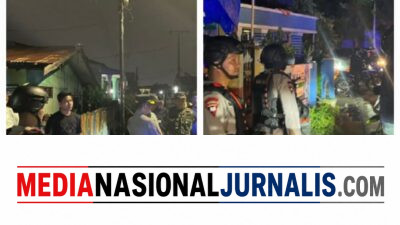 Brimob Polda Sumut Hadir di Tengah Malam, Patroli Gabungan KRYD Persempit Ruang Gerak Pelaku Kejahatan Jalanan