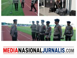 Jelang Laga Filipina Vs Australia, Gegana Brimob Polda Sumut Sterilisasi Stadion Madya untuk Pastikan Keamanan ASEAN U-19 Boys’ Championship 2026