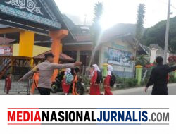Pengaturan Lalu Lintas Pagi Hari, Polsek Silih Nara Prioritaskan Keselamatan Pelajar