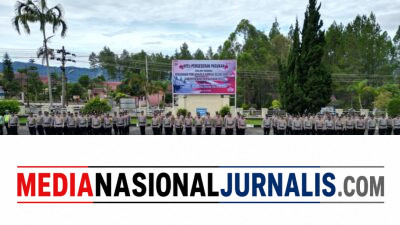 Polres Bener Meriah Geser 153 Personel untuk Pengamanan Pilkades Serentak, Kapolres  Bener Meriah -Tekankan Netralitas dan Profesionalisme