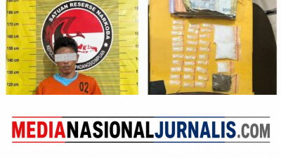 Puluhan Paket Sabu Dan Ganja Disita: Pengedar 44 Tahun Dibekuk Polisi