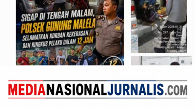 Sigap Di Tengah Malam, Polsek Gunung Malela Selamatkan Korban Kekerasan Dan Ringkus Pelaku Dalam 12 Jam