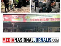 Brimob Polda Sumut Gagalkan Tawuran Dini Hari di Medan, Empat Pemuda dan Dua Kelewang Diamankan