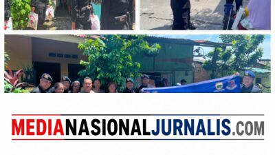 Brimob Polda Sumut Tebar Kepedulian Lewat Jumat Berkah dan Minggu Kasih, Bagikan Sembako hingga Makanan Gratis