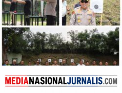 Kapolres Binjai Latihan Menembak Bersama FORKOPIMDA Binjai 