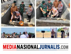 Kapolres Binjai Hadiri Peletakan Batu Pertama Pembangunan PT Natural Tirta Segar Di Langkat 