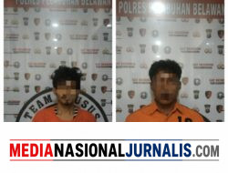 Ancam Sopir Truk di Tol Belmera, Dua Pelaku Curas Dibekuk Polres Pelabuhan Belawan dalam Hitungan Jam