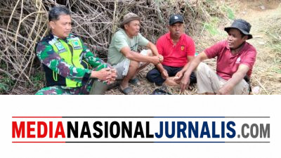 Babinsa Koramil 07/Atu Lintang Laksanakan Komsos Bersama Warga Desa Merah Jernang