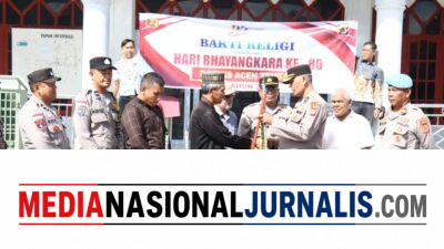 Bakti Religi Sambut HUT Bhayangkara ke-80, Polres Aceh Tengah Gotong Royong di Dua Masjid dan Salurkan Bantuan Sarana Kebersihan serta Al-Qur’an