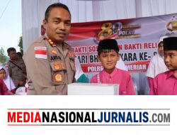 Kapolres Bener Meriah Salurkan Bantuan Sosial dan Santunan, Perkuat Kepedulian di Hari Bhayangkara ke-80