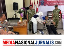 POLRES BENER MERIAH GELAR BAKTI KESEHATAN DONOR DARAH
