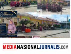 Meriah, SD Negeri 1 Pante Raya Santuni Anak Yatim dan Tampilkan Tari Budaya Gayo