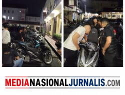 Saat Patroli,Polres Pematangsiantar Amankan Tiga Sepeda motor Knalpot Brong
