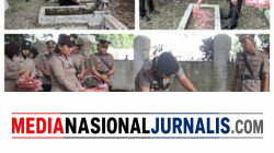 Kapolres Langkat Pimpin Ziarah Rombongan di TMP Pangkalan Brandan, Wujud Penghormatan kepada Jasa Para Pahlawan*
