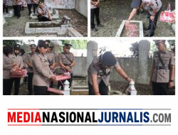 Kapolres Langkat Pimpin Ziarah Rombongan di TMP Pangkalan Brandan, Wujud Penghormatan kepada Jasa Para Pahlawan*