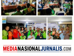 Sinergi Polri, komunitas Ojol Dan Masyarakat Dalam kegiatan Ngopi Kamtibmas.