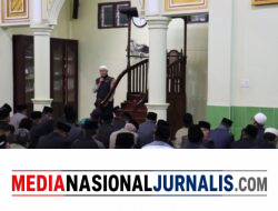 Safari Subuh di Masjid Al Amin, Kapolsek Bebesen Ajak Masyarakat Perkuat Silaturahmi dan Kamtibmas