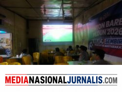Nobar Piala Dunia Polres Aceh Tengah Bersama Masyarakat Perkuat Kamtibmas