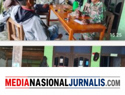 Babinsa Koramil 06/Jagong Pererat Silaturahmi dengan Warga Melalui Komsos di Telegesari