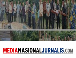 Ketua PDM Kabupaten Sijunjung Usman Gumanti Letakan Batu Pertama Pembangunan Rumah Layak Huni
