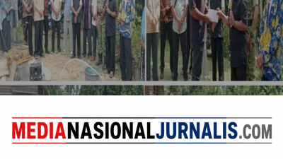 Ketua PDM Kabupaten Sijunjung Usman Gumanti Letakan Batu Pertama Pembangunan Rumah Layak Huni