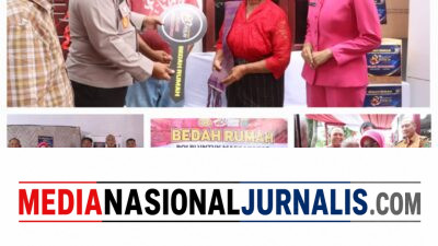 Air Mata Bahagia Opung Sipayung: Kapolres Dan Ketua Bhayangkari Simalungun Serahkan Rumah Baru Lengkap Dengan Kasur, Lemari, Kompor Gas Hingga TV Baru