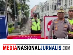 Kasat Lantas AKBP Widodo Meminta Warga Bersabar, Satlantas Polrestabes Medan Sementara Menutup Sejumlah Ruas  Jalan