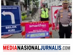 Kasat Lantas AKBP Widodo Minta Warga Bersabar, Satlantas Polrestabes Medan Sementara Menutup Sejumlah Ruas Jalan