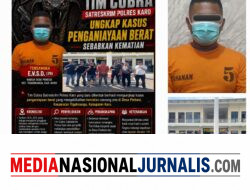 Bentuk Tim Cobra, Kasat Reskrim Baru Polres Karo Pimpin Ungkap Kasus Menonojol Penganiayaan Berat Sebabkan Kematian