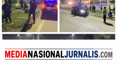 Patroli Brimob Polda Sumut Sisir Titik Rawan di Medan, Antisipasi Geng Motor dan Kejahatan Jalanan