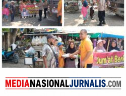Jumat Berkah Polsek Kuala, Berbagi Nasi Kotak Sambil Pererat Kedekatan dengan Masyarakat