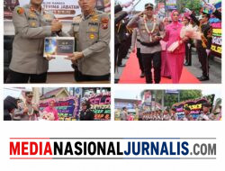 Kapolres Binjai Yang Baru, Disambut Tarian Melayu Dan Tradisi Kepolisian