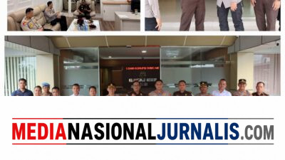 Perkuat Sinergitas Kapolres Binjai Yang  Baru Gelar Kunjungan Sillaturahmi Kr Kejaksaan Negeri  Binjai 