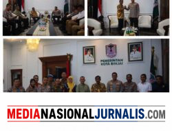 Kapolres Binjai Bersama PJU Gelar Kunjungan Silaturahmi Ke Kantor Walikota Binjai 