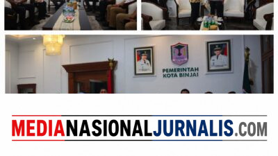 Kapolres Binjai Bersama PJU Gelar Kunjungan Silaturahmi Ke Kantor Walikota Binjai 