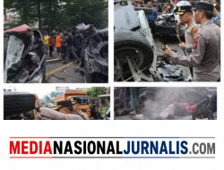 Tabrakan Beruntun di Sibolangit, Polisi Bergerak Cepat Evakuasi Korban dan Pulihkan Arus Lalu Lintas