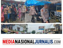 Polsek Salapian Sambangi Warga di Pekan Sabtu Tanjung Langkat, Hadirkan Rasa Aman di Tengah Aktivitas Masyarakat