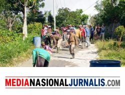 Anggota RAPI Bener Meriah Gelar Gotong Royong Swadaya Tambal Jalan Wonosari–Tansaran Bidin