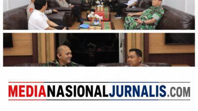 Perkuat Sinergi TNI-Polri, Kapolres Langkat Silaturahmi dengan Dandim 0203/Langkat