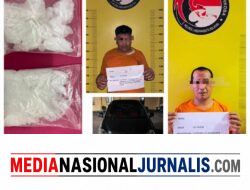 POLRES LABUHANBATU SELATAN MELALUI SAT RESNARKOBA UNGKAP PEREDARAN SABU, DUA TERSANGKA DIAMANKAN DENGAN BARANG BUKTI 206,78 GRAM