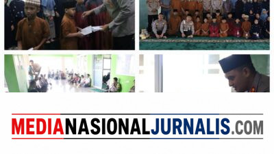 Polres Binjai Gelar Pengajian Dan Doa Bersama Anak Yatim Di Masjid AL- Ikhlas